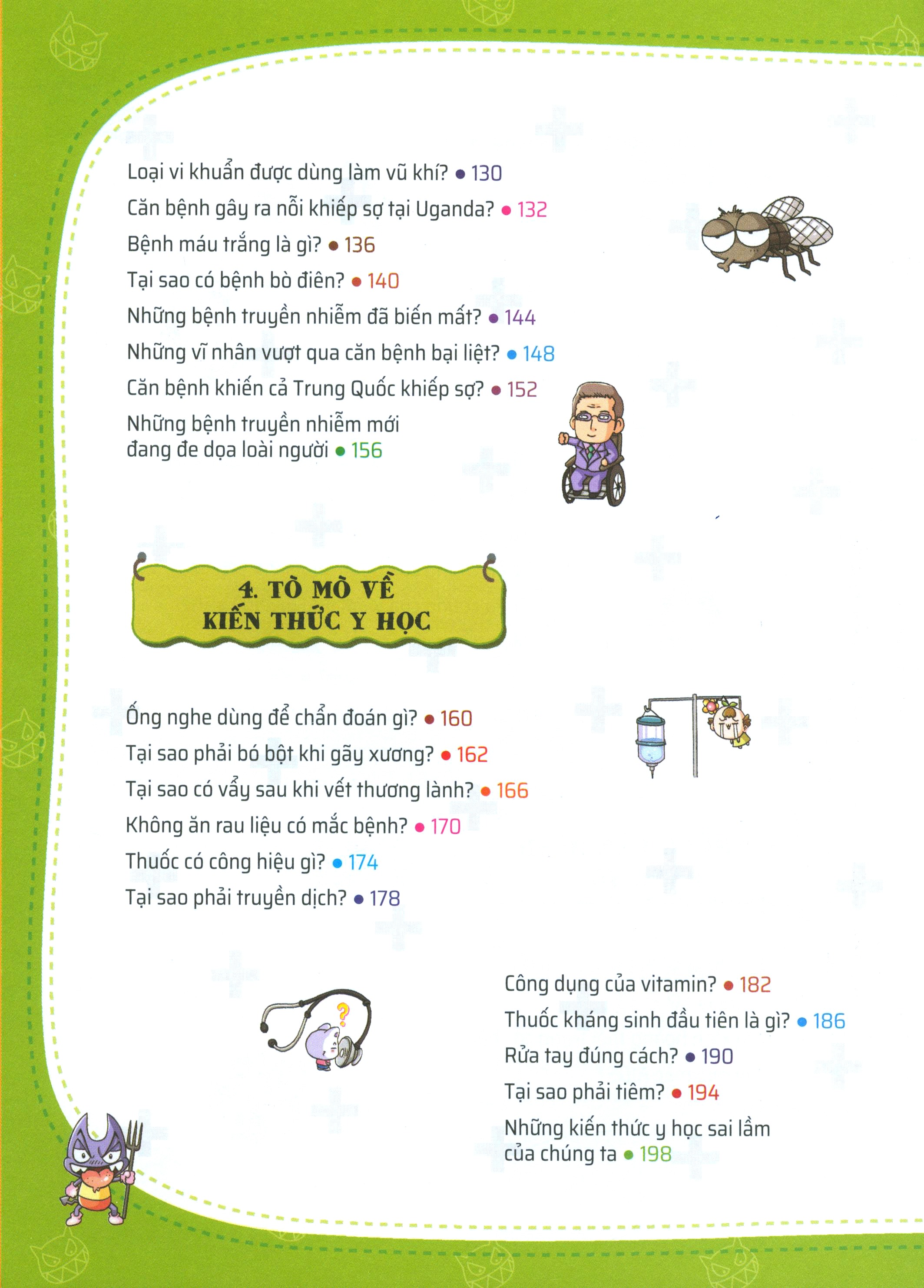 Sách Quiz! Khoa Học Kì Thú: Bệnh Tật Vi Khuẩn