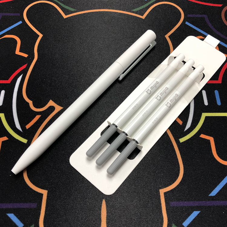 3pcs/lot Xiaomi Mijia Gel Pen Refill Rollerball Pen Signing Pen 0.5mm Smooth Writing Point 9.5mm Penholder