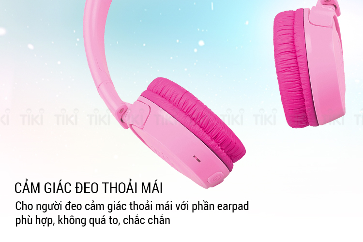 Tai Nghe Bluetooth Chụp Tai On-ear JBL JR300BT - Hàng Chính Hãng