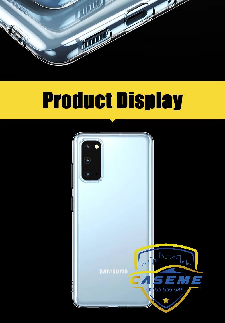 Ốp lưng dành cho Samsung Galaxy A51 dẻo trong suốt, dày dặn, chống sốc cao cấp - Hàng nhập khẩu