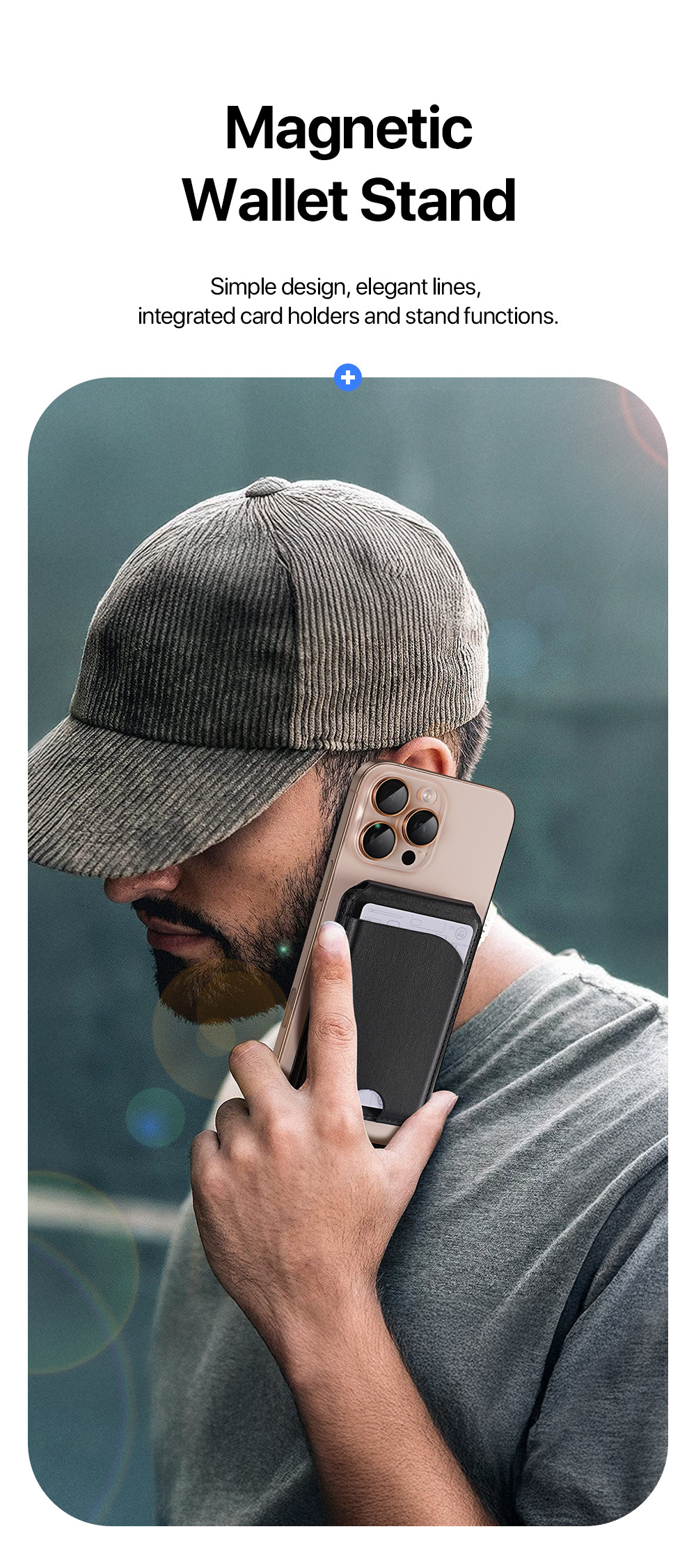 Ví Da Kiêm Giá Đỡ Dux Ducis Neva Magnetic Wallet Stand Cho Iphone, 3 Ngăn Đựng Thẻ, Chống Trộm, Hít Mạnh_ Hàng Chính Hãng