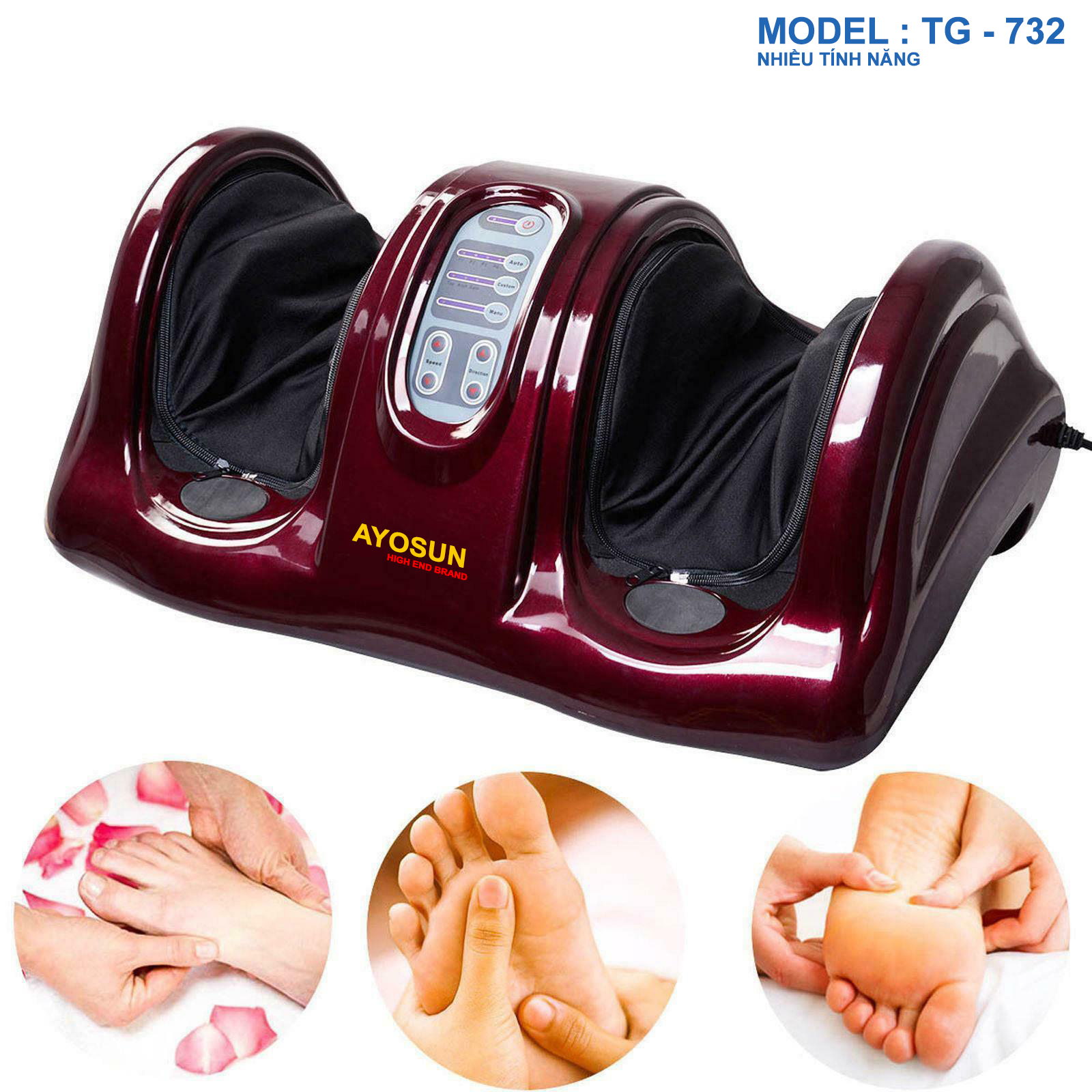 Máy massage bàn chân và bắp chân Ayosun Hàn Quốc chính hãng - 8
