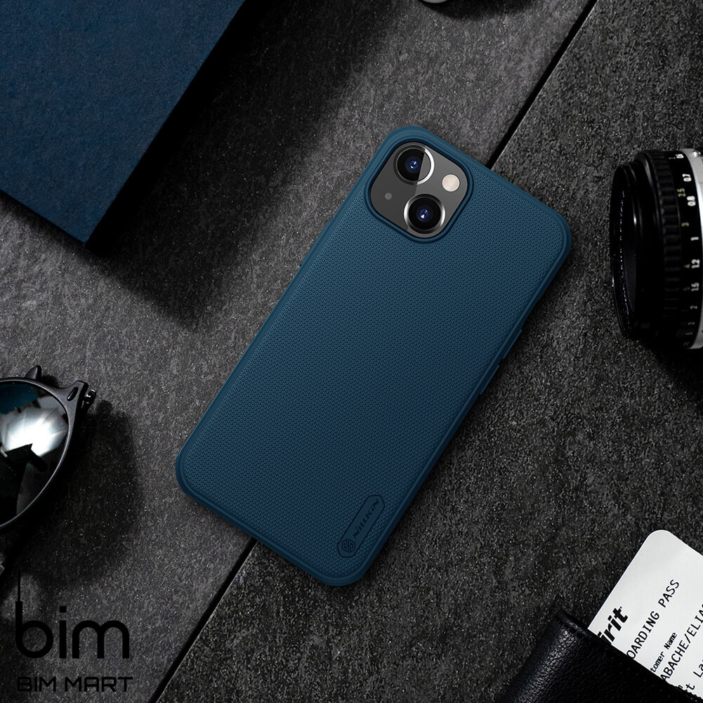 Ốp lưng chính hãng Nillkin dành cho iPhone 13 dạng sần - Hàng Nhập Khẩu