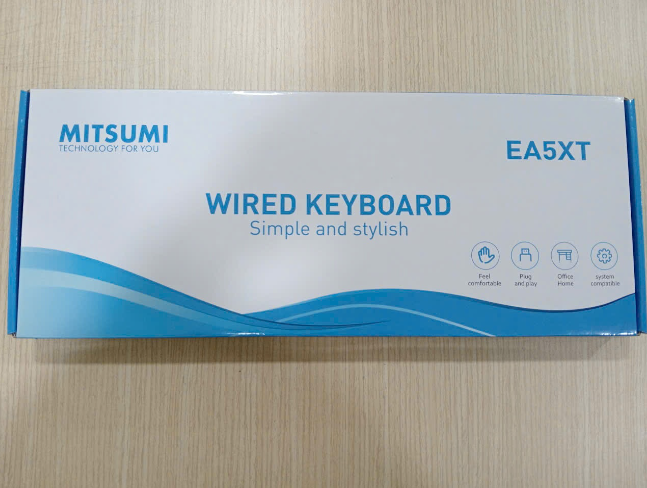 Bàn phím Mitsumi KFK-EA4XT Version 2021 - Hàng Chính Hãng