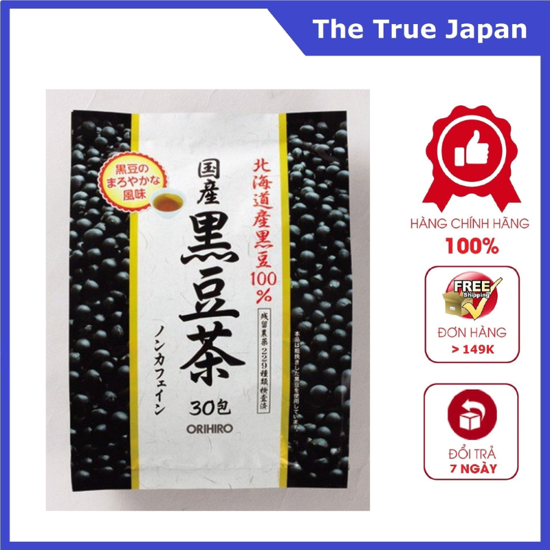 Trà đậu đen nguyên chất Orihiro 180g (6g x 30 túi)
