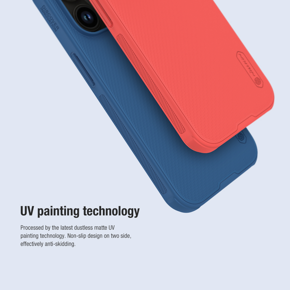 Ốp Lưng cho iPhone 15 / 15 Plus / 15 Pro / 15 Pro Max Nillkin Super Frosted Shield Pro Case - Hàng Chính Hãng