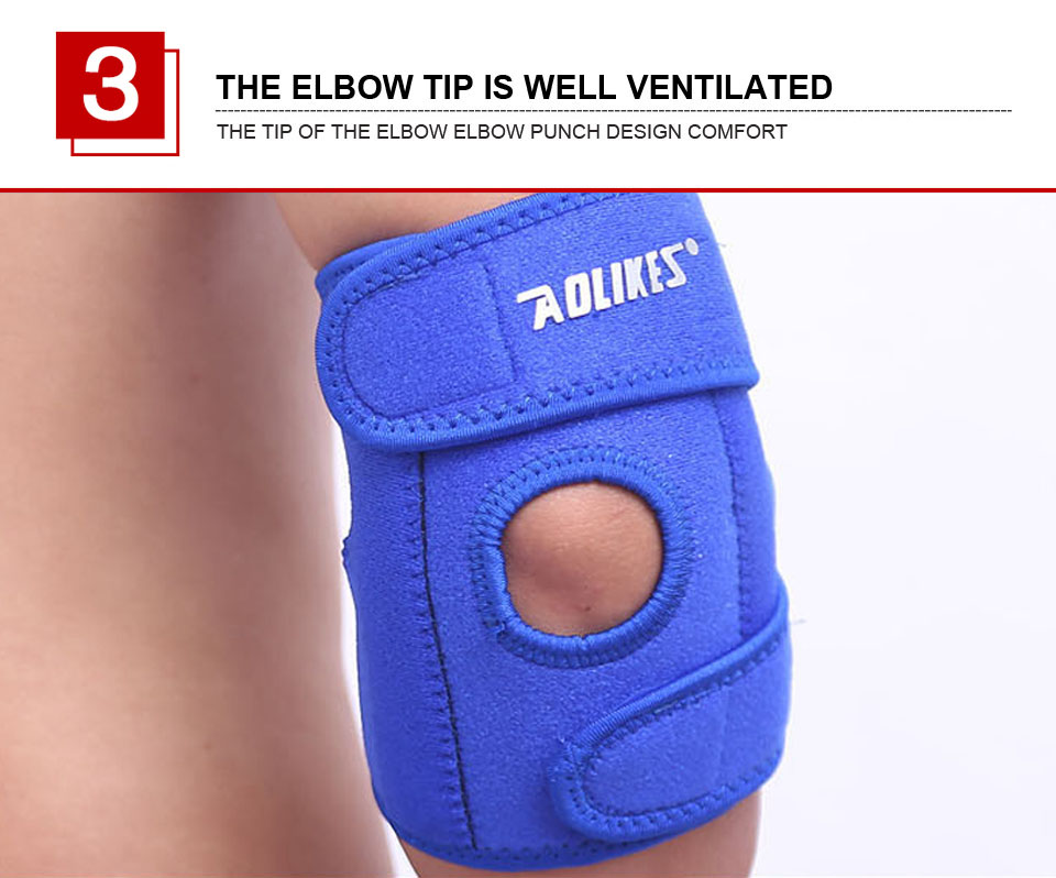 Bộ 2 Đai Bảo Vệ Khuỷu Tay Thể Thao Spring Sport Elbow Support Protector AOLIKES YE-7946