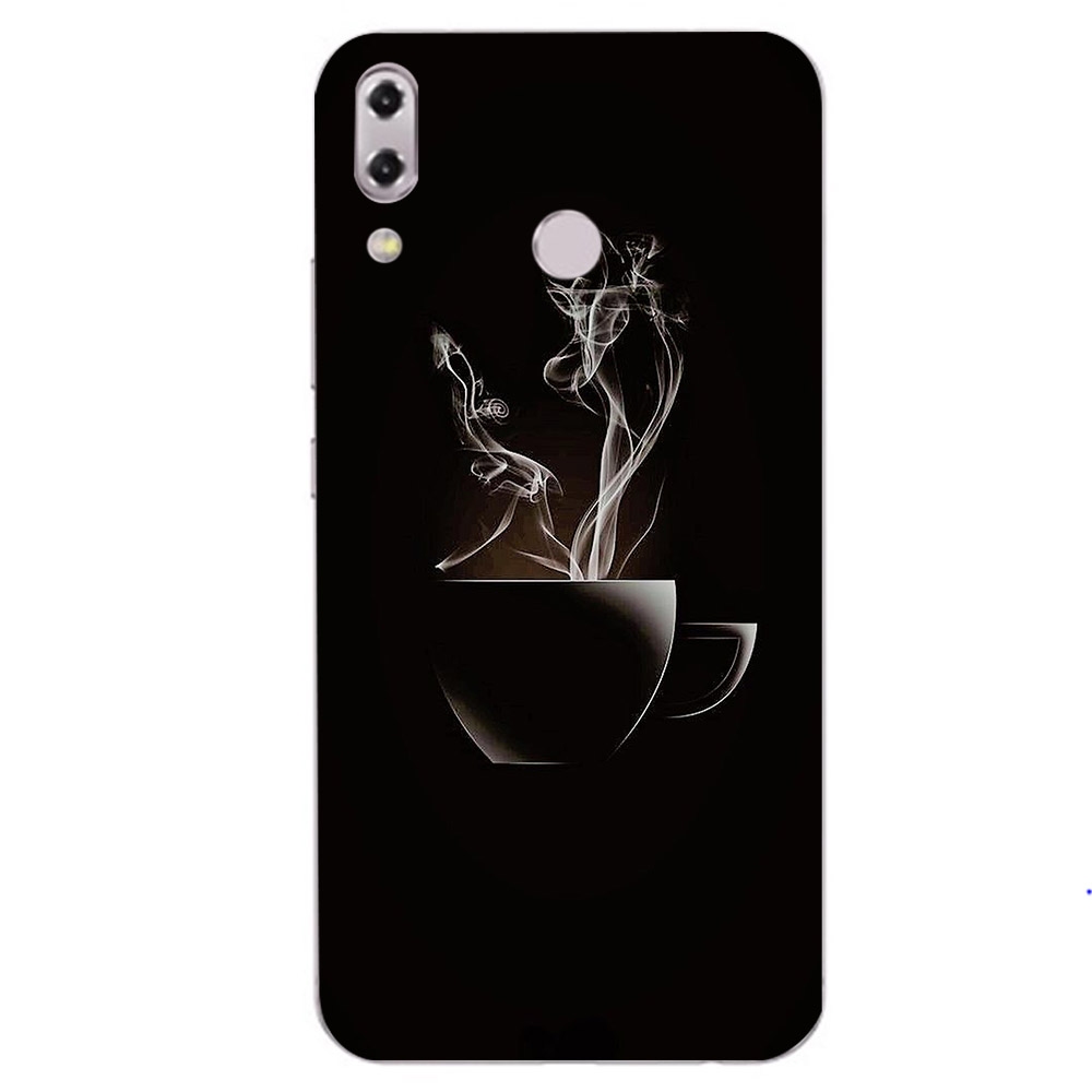 Ốp lưng cứng viền dẻo dành cho điện thoại ASUS Zenfone Max Pro M1 - dòng thời gian MS CAFE021