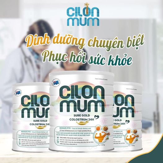 sữa bột cilonmum sure gold colostrum 24h tốt cho tim mạch và huyết áp 3