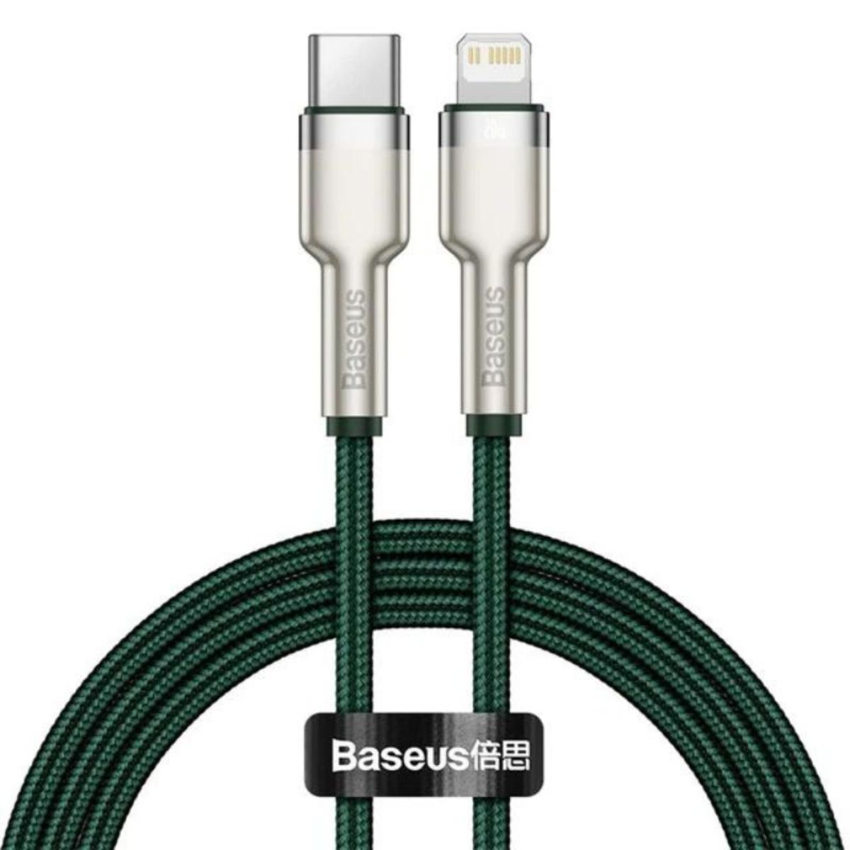 Cáp sạc Baseus Cafule series Metal data cable- CATLJK nhanh Type C to Light-ning 20W  Hàng chính hãng