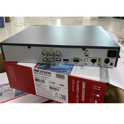 Đầu Ghi Hình Hikvision 4 Kênh DS-7204HGHI-K1 Turbo HD 4.0 DVR Vỏ Sắt - Hàng chính hãng