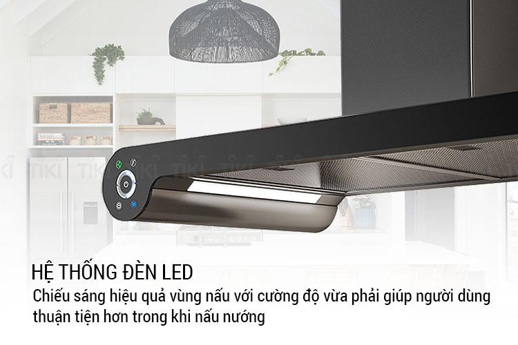 Máy Hút Khói Khử Mùi Dạng Áp Tường Ngang Malloca CRICLE F-188 (90 cm) - Hàng chính hãng