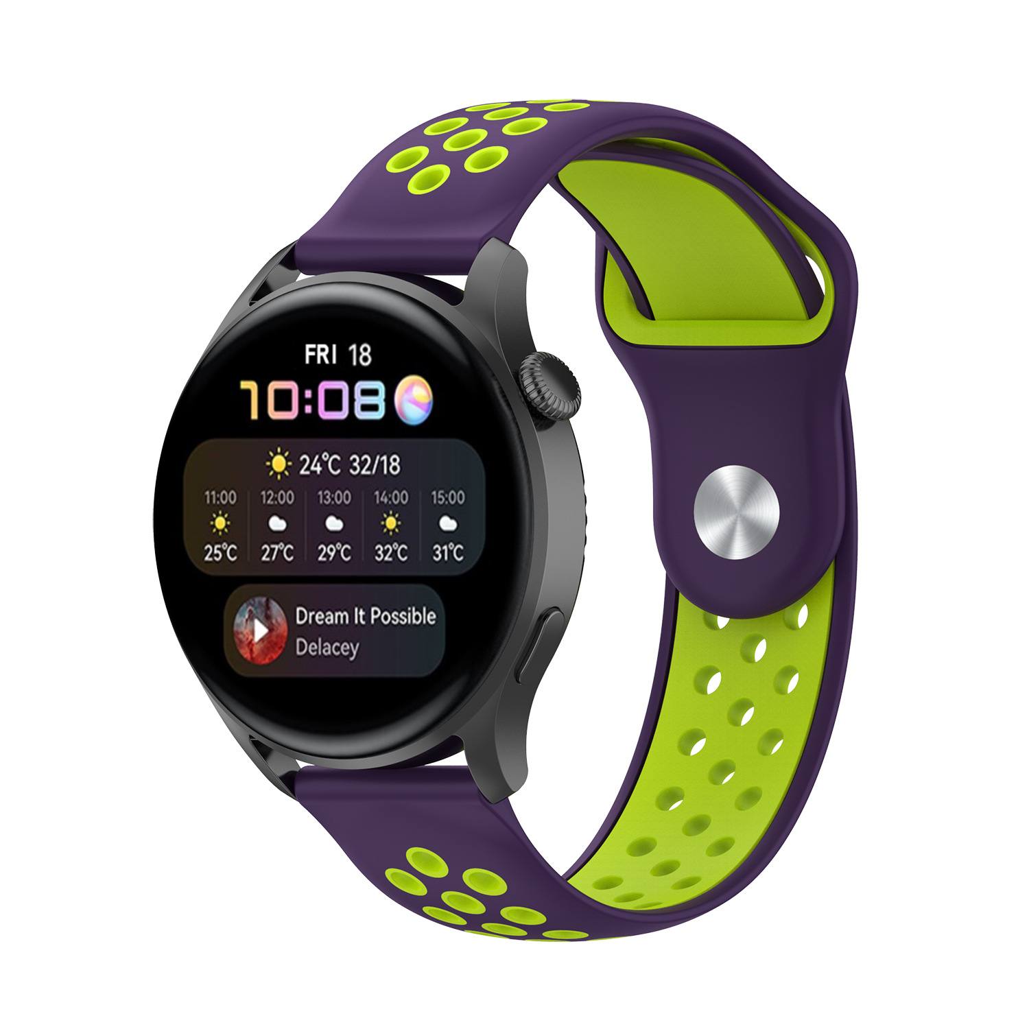 Dây đeo cho Huawei Watch 4/ 4 Pro/ 3/ 3 Pro - Dây thể thao 2 màu (DSK-2)
