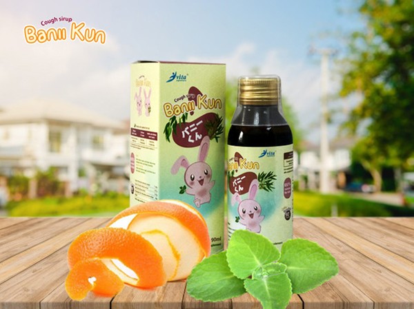 siro giảm ho, đau rát họng baniikun (90ml) 1