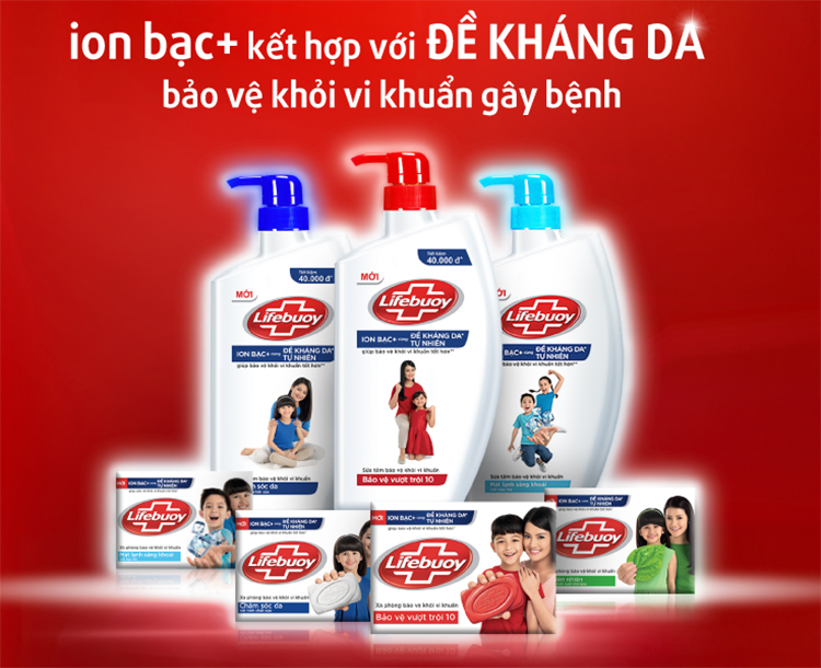 Sữa Tắm Lifebuoy Bảo Vệ Vượt Trội 10 (1.1 Kg)