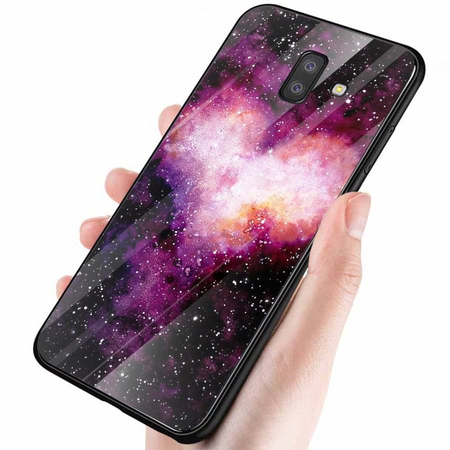 Ốp kính cường lực cho điện thoại Samsung Galaxy J6 - trái tim tình yêu MS LOVE058