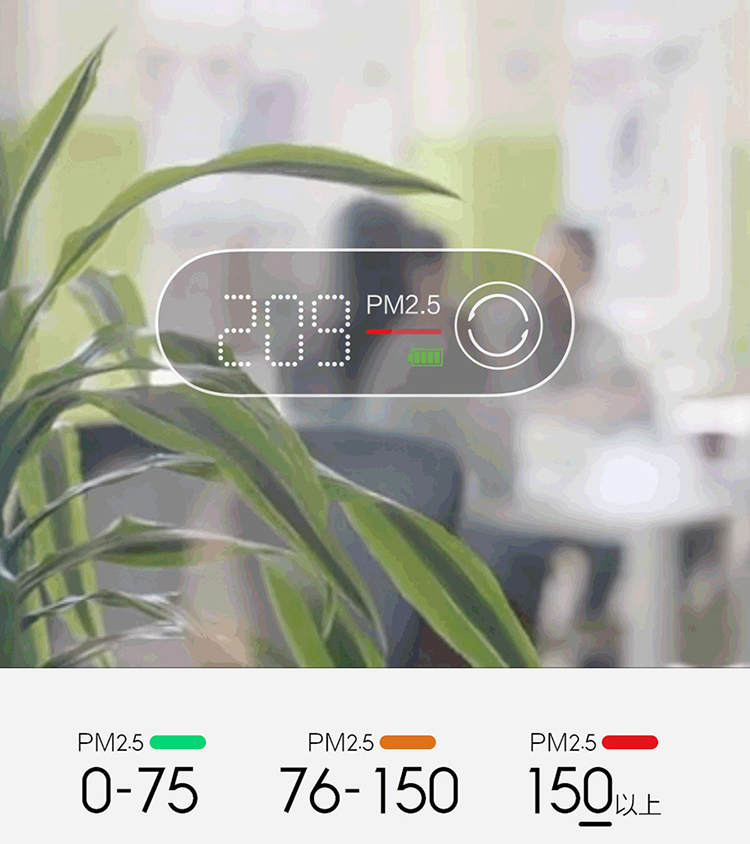 Xiaomi Smartmi PM2.5 Air Detector Portable Sensitive Mijia Air Quality Tester LED Screen Three-color Digital Indicator