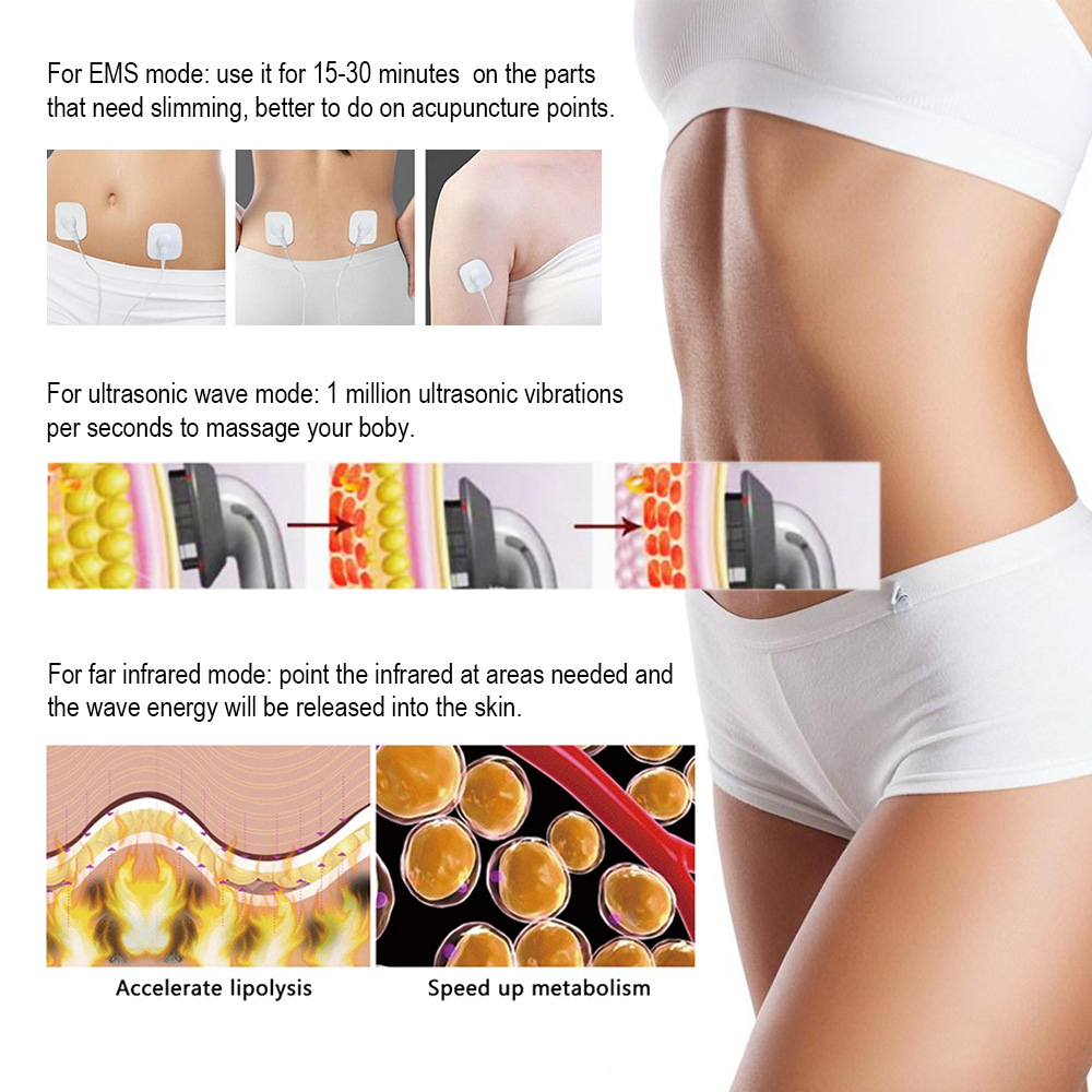 Máy Massage Hồng Ngoại 3 Trong 1 EMS (19 x 8.0 x 6.0cm) Máy Massage Hồng Ngoại 3 Trong 1 EMS (19 x 8.0 x 6.0cm)