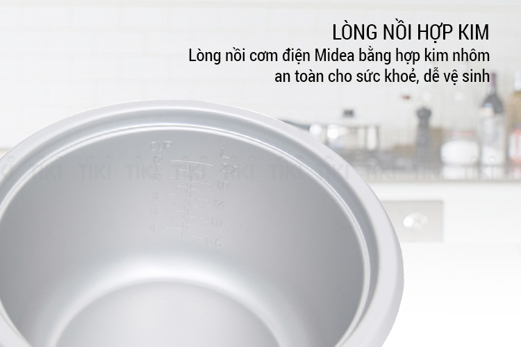 Nồi Cơm Điện Nắp Rời Midea MR-GM22SA (2.2 Lít) - Hàng Chính Hãng