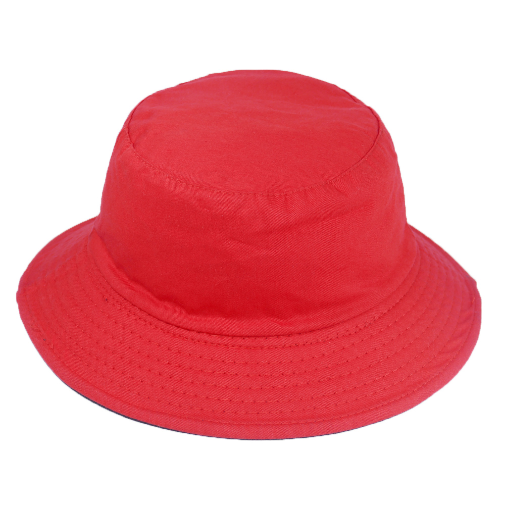 Mũ bucket nam nữ thời trang đội được 2 mặt độc đáo Summer Time thêu hình quả dâu tây đẹp mắt