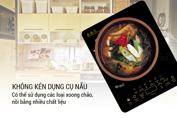 Bếp Hồng Ngoại Sowun SWF159 (2000W) - Hàng Chính Hãng