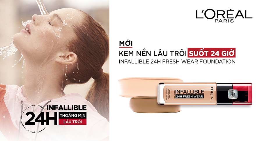 Kem nền L'Oréal Paris Infallible 24h Freshwear FDN