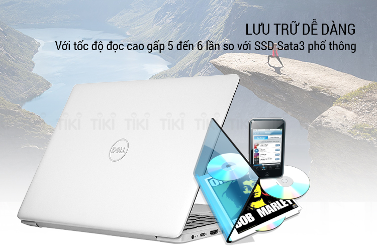 Laptop Dell Inspiron 5480 N5480B Core i5-8265U/ Win10 + Office365 (14 FHD) - Hàng Chính Hãng