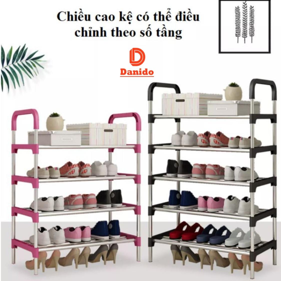 Kệ Để Giày Dép 05 Tầng Khung Inox, Giá Để Giày Inox 05 Tầng, Giày Dép, Kệ Để Đồ, Kệ Sách Loại Cao Cấp miDoctor