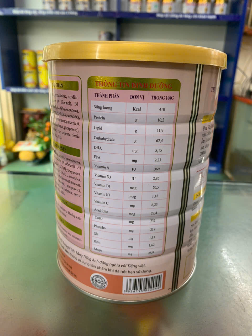 Sữa Bột dinh dưỡng cho người bị bệnh cơ - xương - khớp GIGO CARE 900 gr