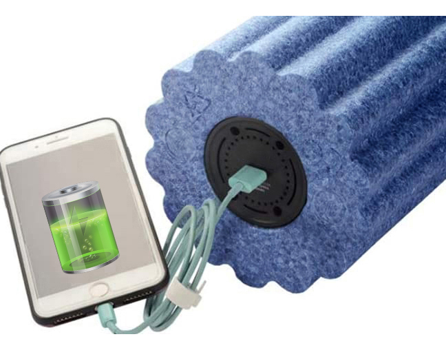 Con lăn massage rung điện trị đau nhức căng cơ Pi Roller Pro