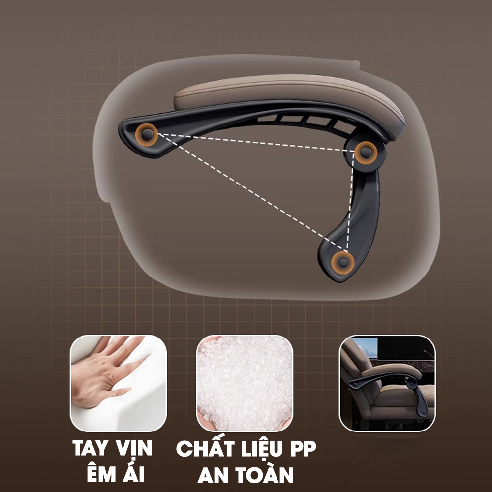 Ghế Xoay Văn Phòng Làm Việc Thư Giãn Đa Năng Kết Hợp Ghế Gaming Có Gác Chân - Hàng Chính Hãng