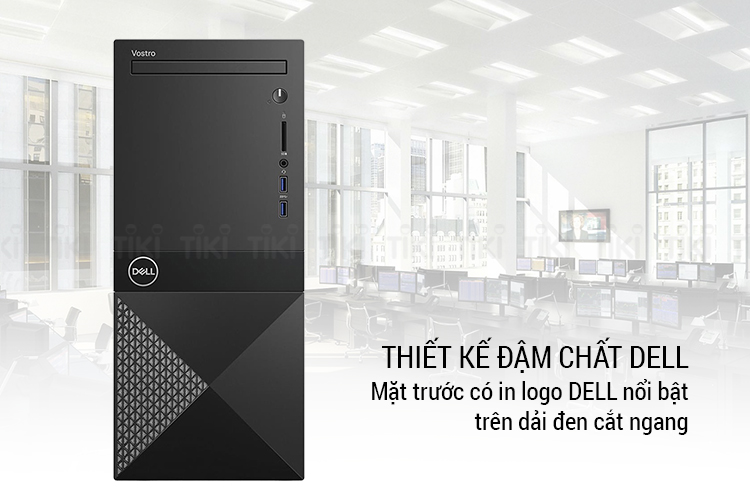 PC Dell Vostro 3670 MT 42VT370019 Core i3-8100/4GB/1TB HDD/Ubuntu - Hàng Chính Hãng