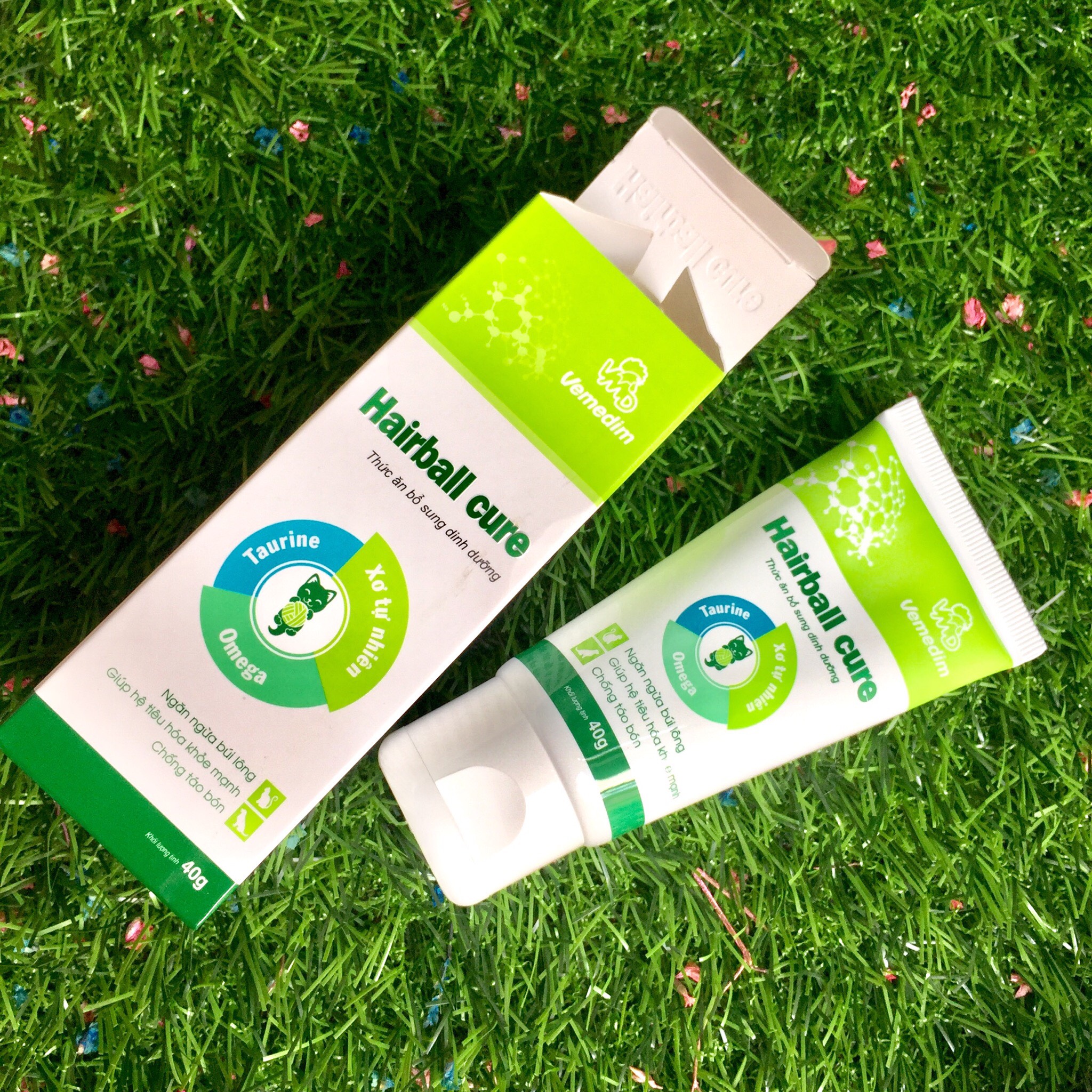 Hairball Cure - Thức ăn bổ sung dinh dưỡng, làm tiêu búi lông trong dạ dày chó mèo uy tín, an toàn, hiệu quả
