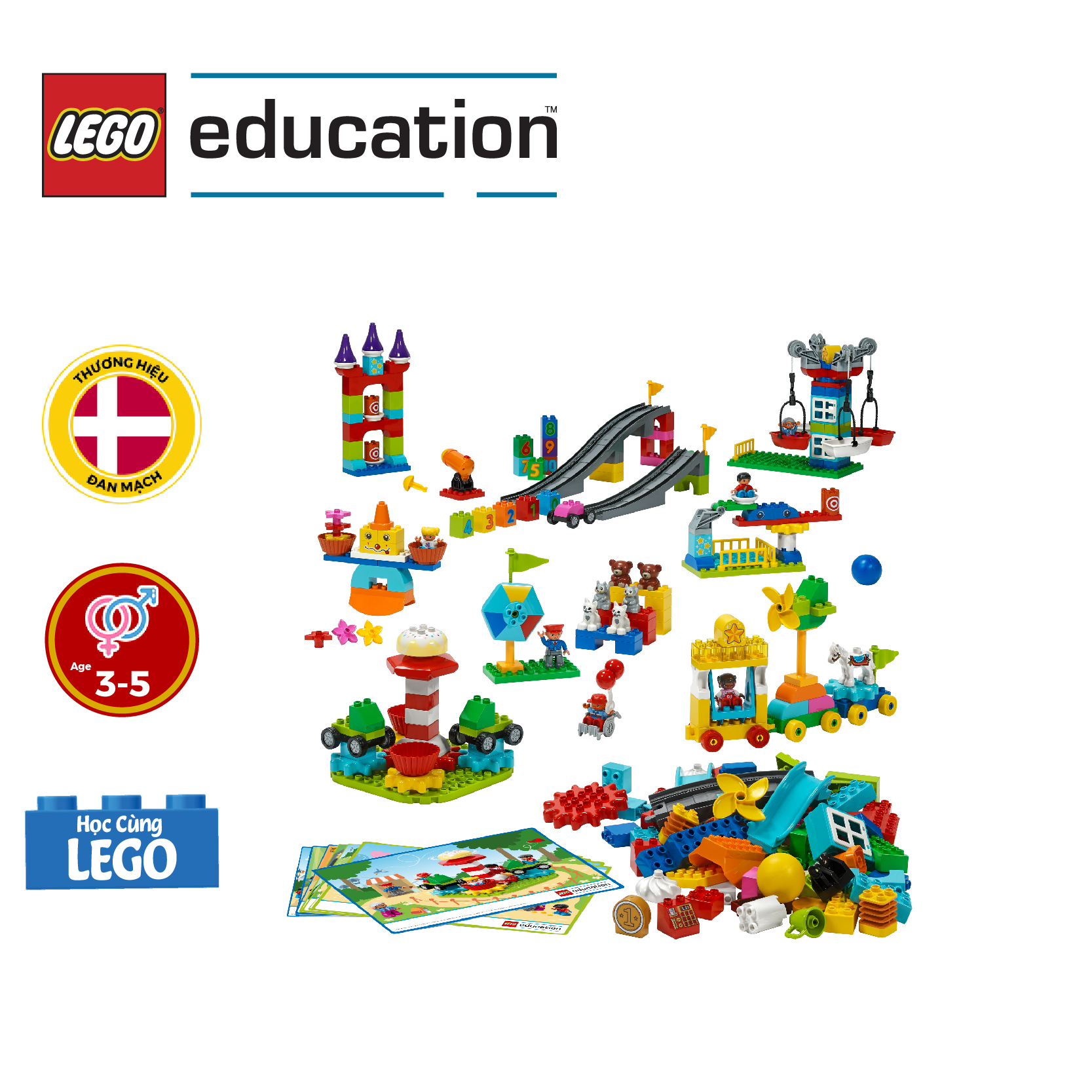 bộ lắp ráp lego education công viên của bé 45024 (295 chi tiết) 3