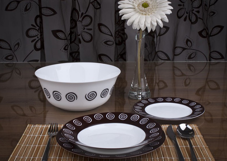 Đĩa sâu Thủy Tinh Luminarc Sirocco Brown 22cm