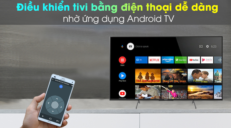 Tivi Sony Android 4K 49 inch KD-49X8500H - Hàng Chính Hãng