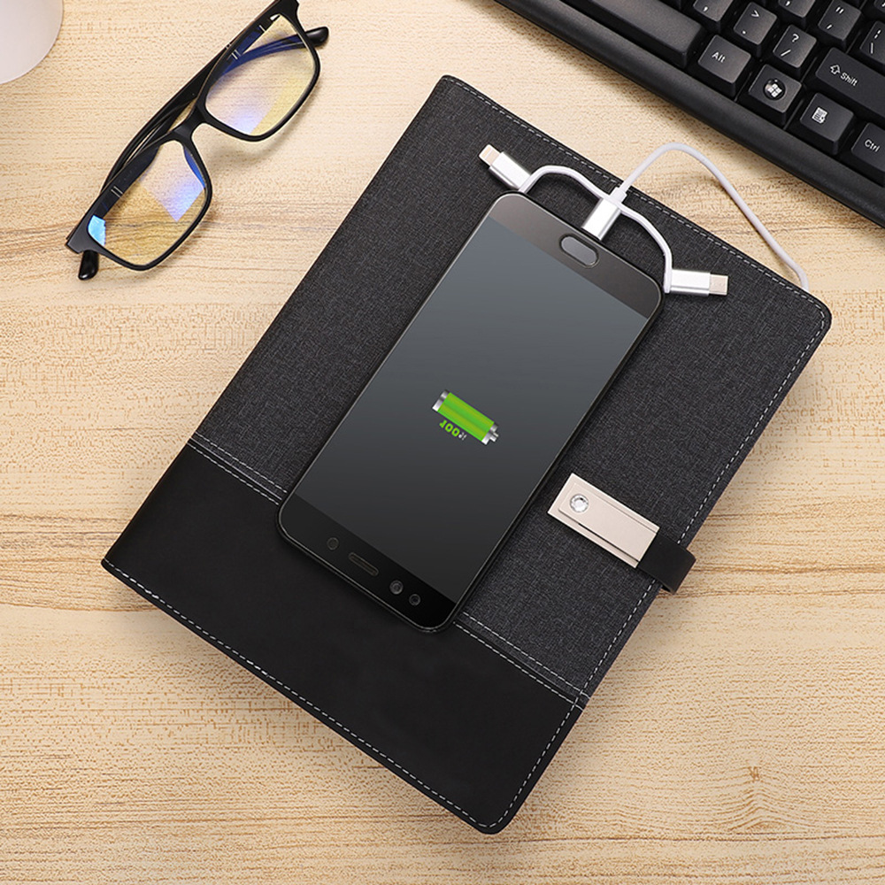 Sổ tay tích hợp sạc dự phòng (8.000 mah) + USB (16GB)-BAOKE/NB2725