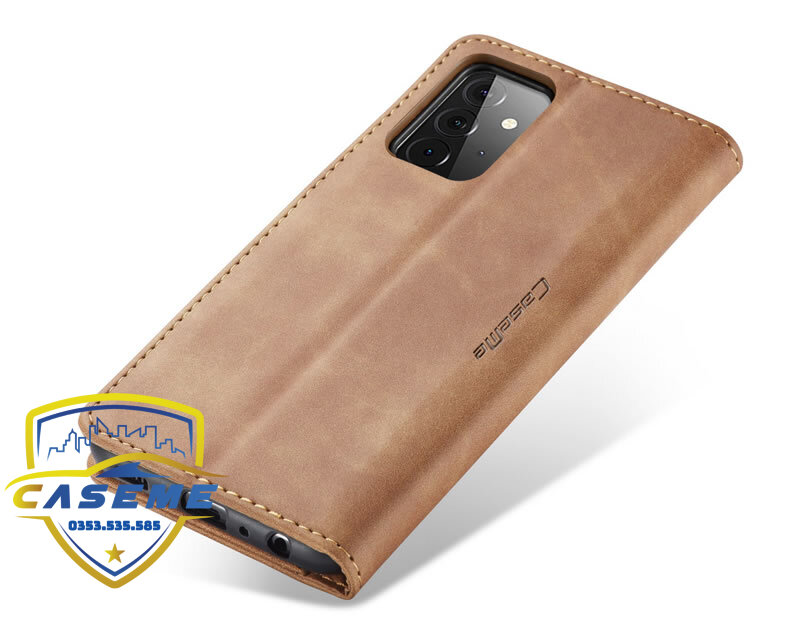 Bao da cao cấp dành cho Samsung A12, Samsung A52, Samsung A52s Samsung A72 dạng ví Caseme - Hàng Nhập Khẩu
