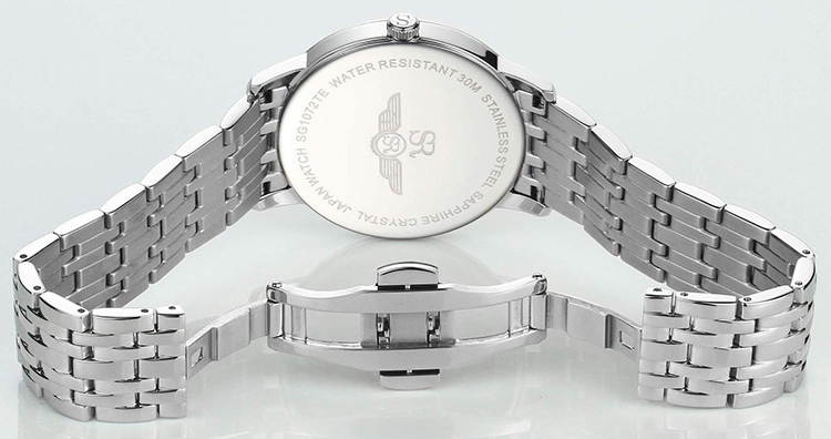 Đồng Hồ Nam Dây Thép Sunrise SG1072.1102TE (39mm)