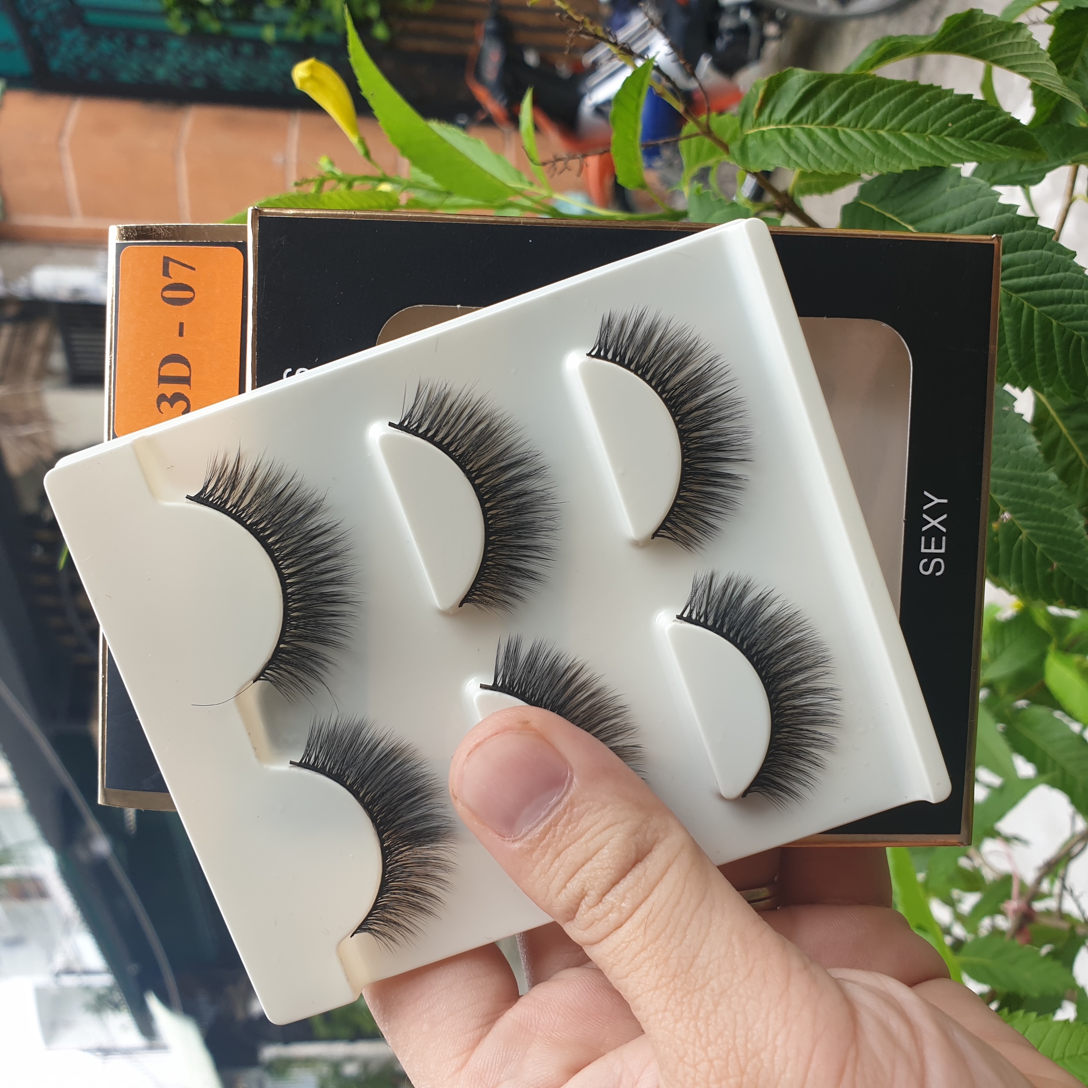 Lông mi giả lông chồn 3 Fashion Eyelashes 3 Faux-Cils 3D 1 bộ 3 cặp