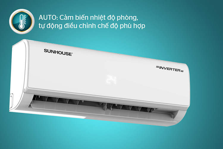 Điều Hòa Inverter Sunhouse SHR-AW12IC610 (12.000Btu) - Hàng Chính Hãng - Chỉ Giao tại Hà Nội
