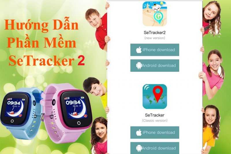 cài đặt đồng hồ định vị trẻ em