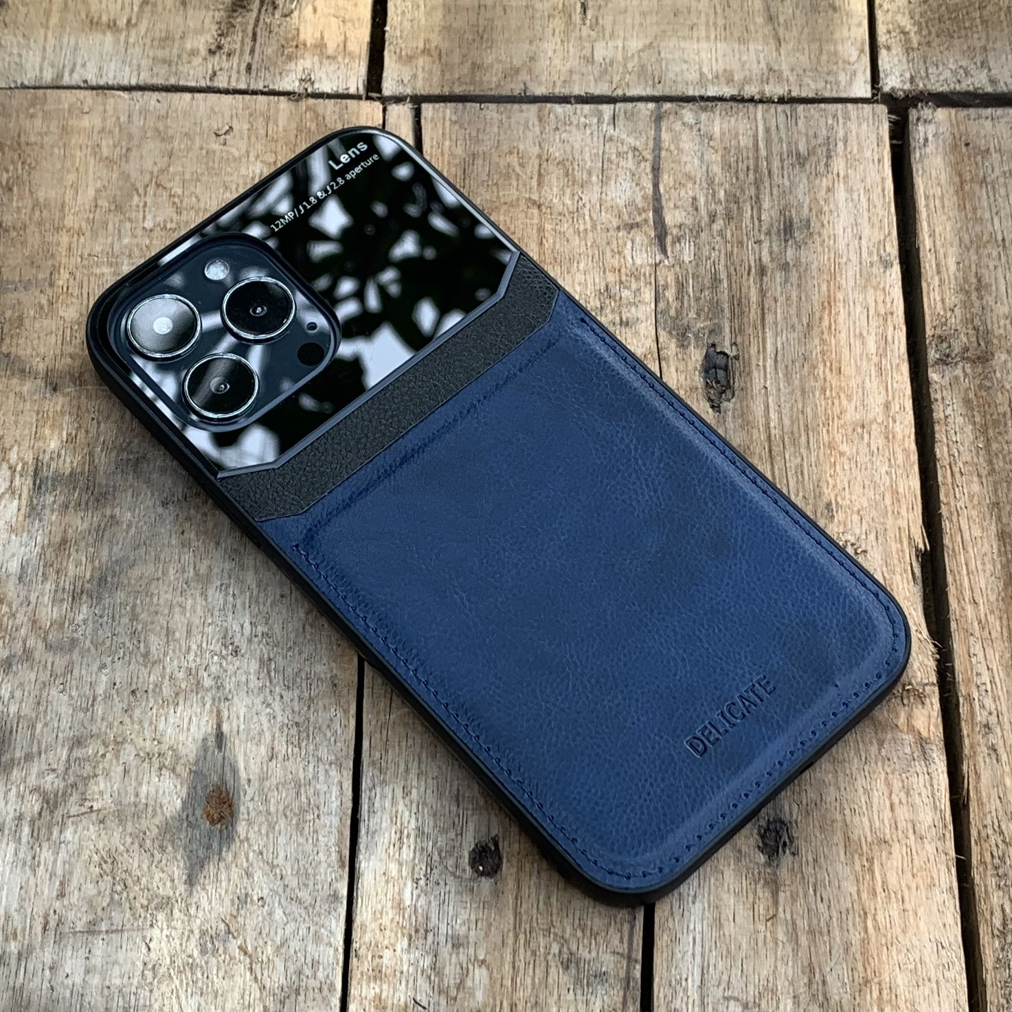 Ốp lưng da thời trang kết hợp MICA dành cho iPhone 13 / 13 Pro / 13 Pro Max / 13 Mini - Hàng nhập khẩu