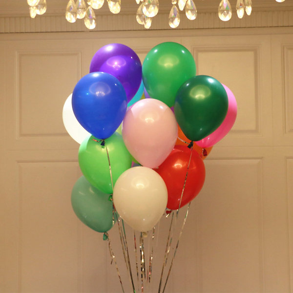Bịch bong bóng nhiều màu trang trí thôi nôi, sinh nhật, tiệc cưới - Hàng chính hãng