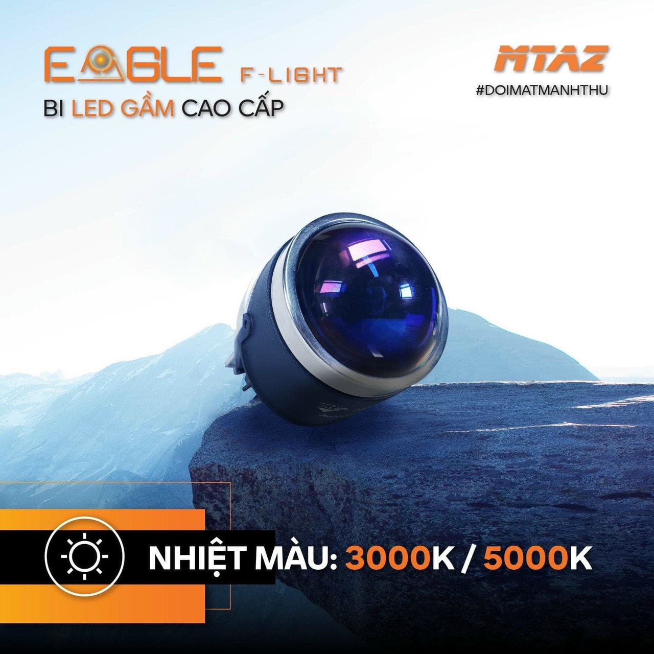 bi gầm led eagle f- light aozoom chính hãng ,bi gầm led chim ưng của aozoom 2