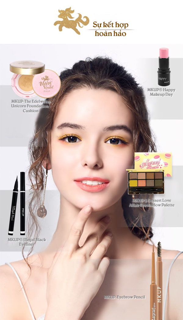 Cushion Kiềm Dầu Trắng Da Pony MKUP