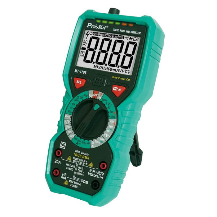 Đồng Hồ Vạn Năng Kĩ Thuật Số (Pro'sKit) MT-1706-C 3-5 / 6 RMS Đồng Hồ Vạn Năng Kĩ Thuật Số (Pro'sKit) MT-1706-C 3-5 / 6 RMS