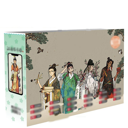 Mua Túi quà GIANG NAM BÁCH CẢNH ĐỒ có poster postcard bookmark banner huy  hiệu thiếp ảnh dán album ảnh anime chibi game phong cách trung hoa
