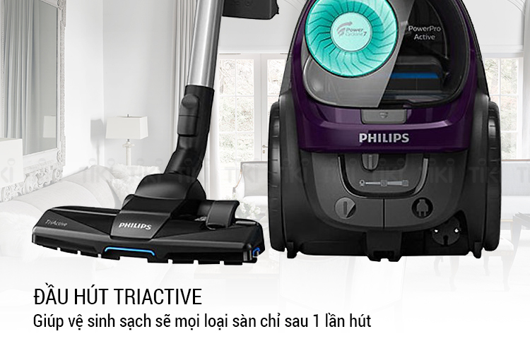 Máy hút bụi Philips có hộc chứa FC9571 - Hàng Chính Hãng