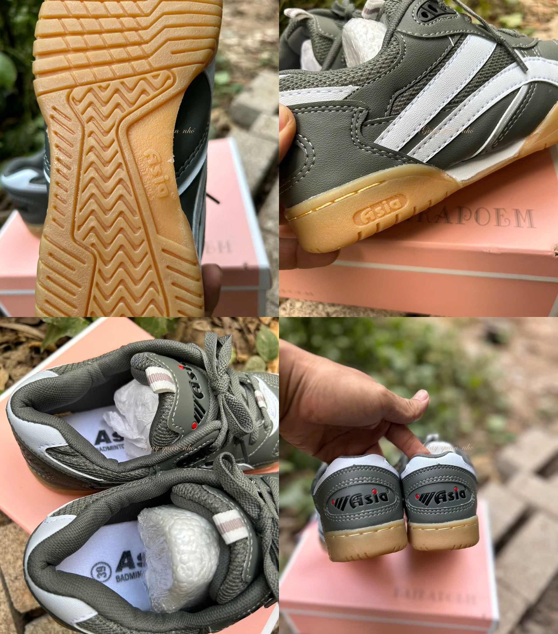 Giày thể thao nam Asia, đế kếp, bền, rẻ, dùng cho lao động và thể thao size 36-44